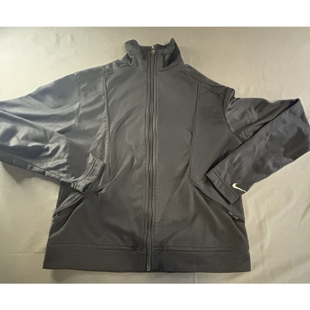 Nike Women’s Full Zip Athletic Jacket Gray Size M Running Training